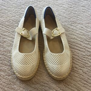 Rothy’s The Espadrille Mary Jane Cream (jasmine)